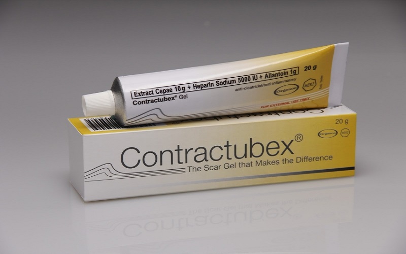 Contractubex là loại thuốc trị sẹo thâm té xe hiệu quả với nhiều chất hoạt tính